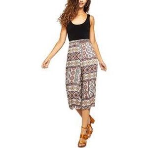 BCBGeneration Cropped Paisley Jumpsuit